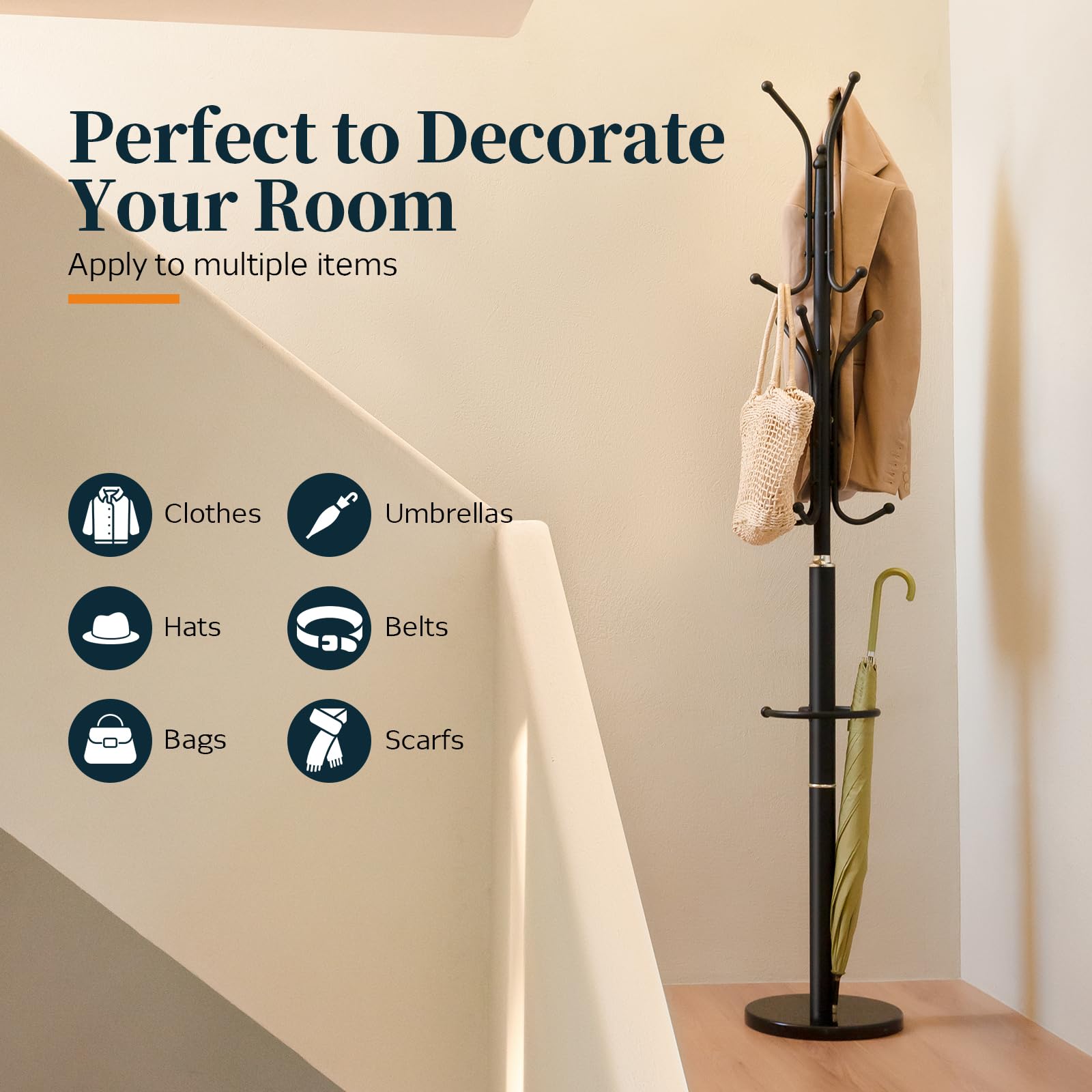 Yoobure rust-resistant finish preserves look through daily use.