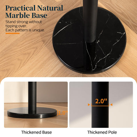 Yoobure coat rack umbrella holder detaches for flexible storage.
