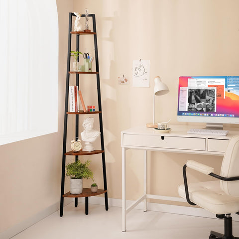 Yoobure corner shelf vintage chic look complements modern and traditional interiors