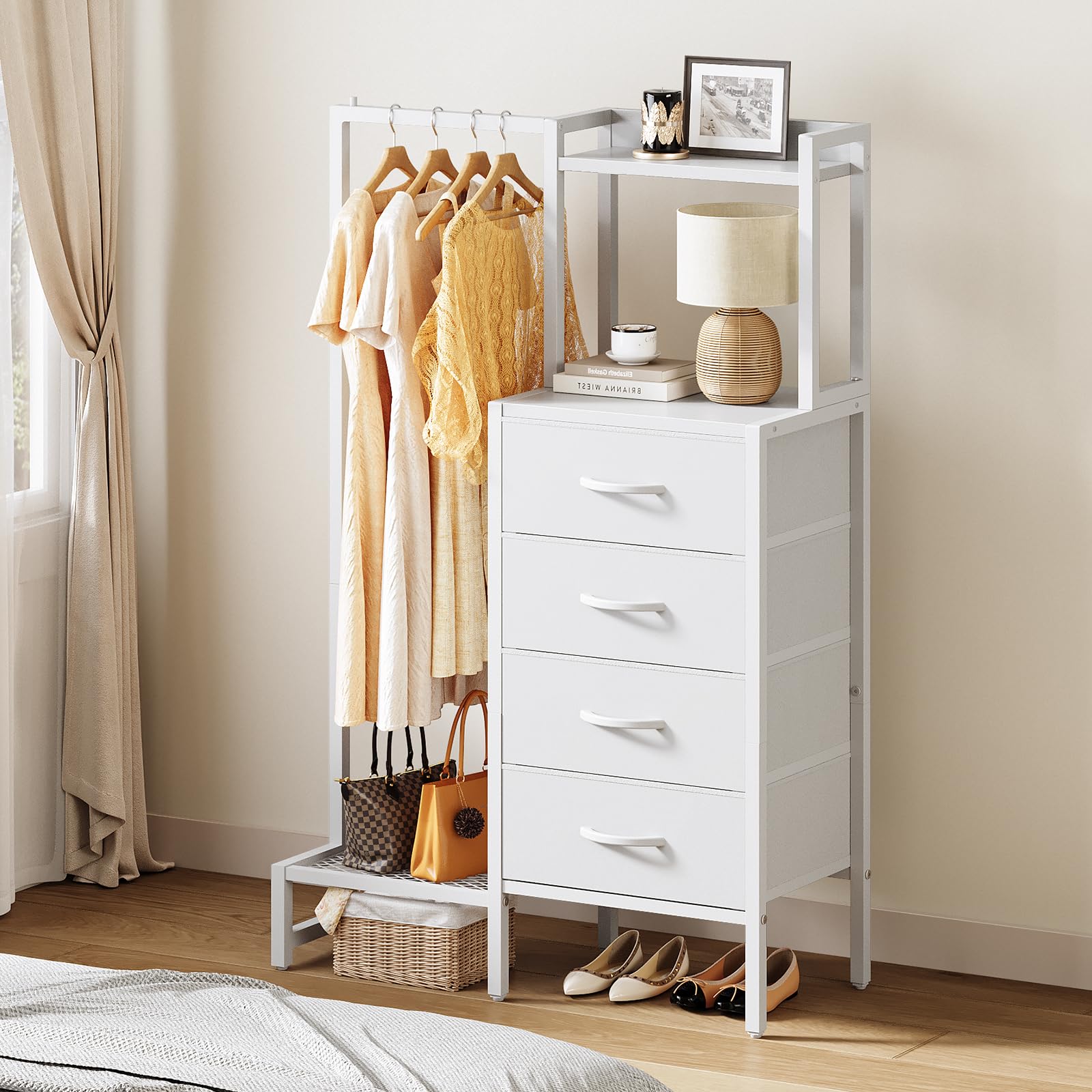 Yoobure dresser room setup ideal for dorm or small bedroom