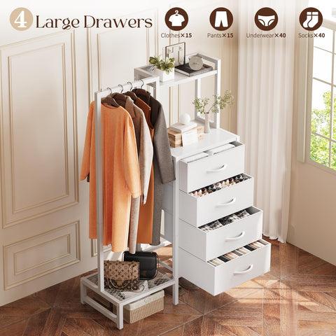 Yoobure dresser storage shelf open view for easy item access