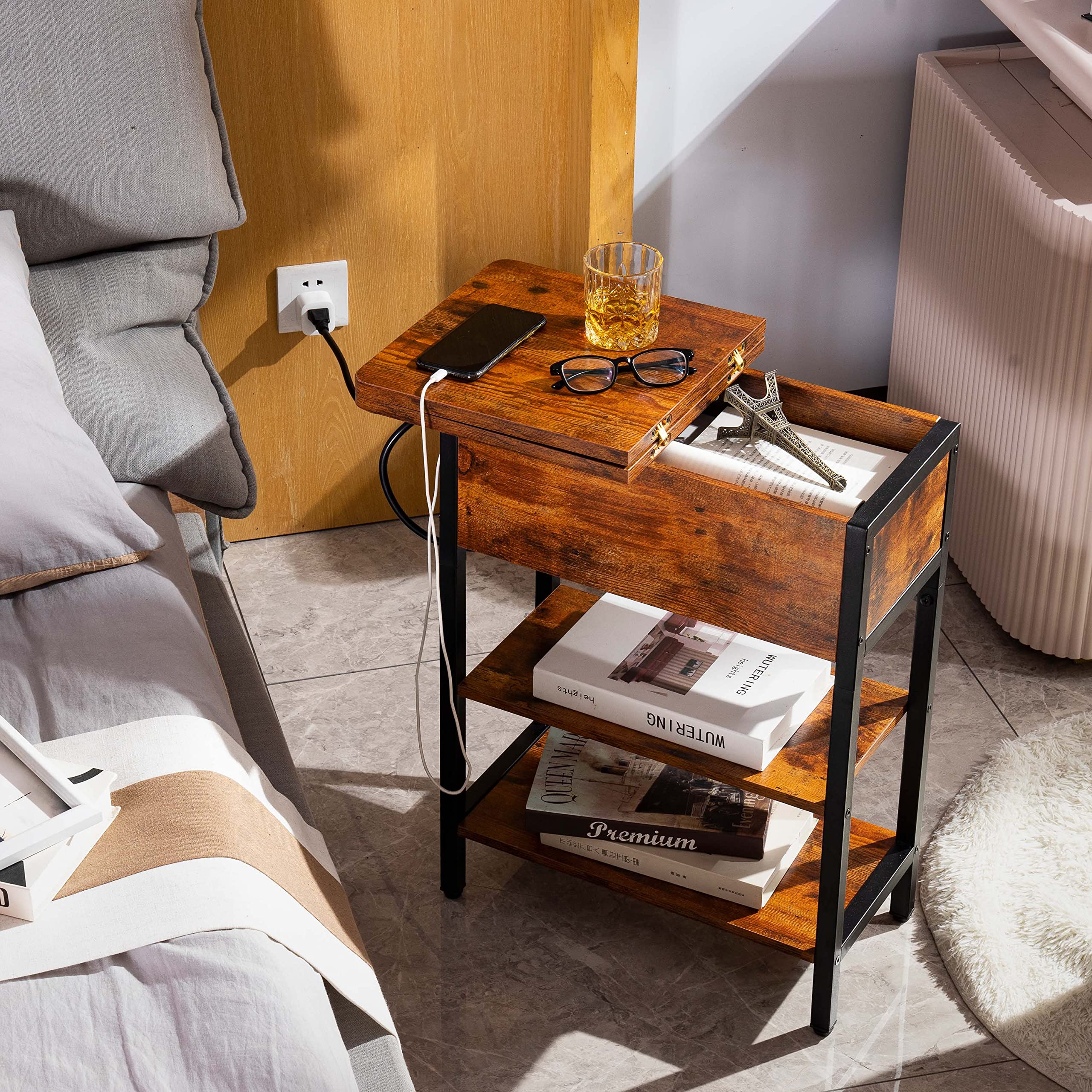 Yoobure end table easy assembly with clear instructions for quick setup.