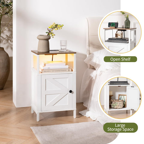 Yoobure LED nightstand with 22 color modes and music sync.