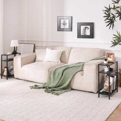 Yoobure nightstand in bedroom with easy bedside access