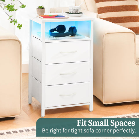 Yoobure nightstand delivers easy assembly with labeled parts and quick setup