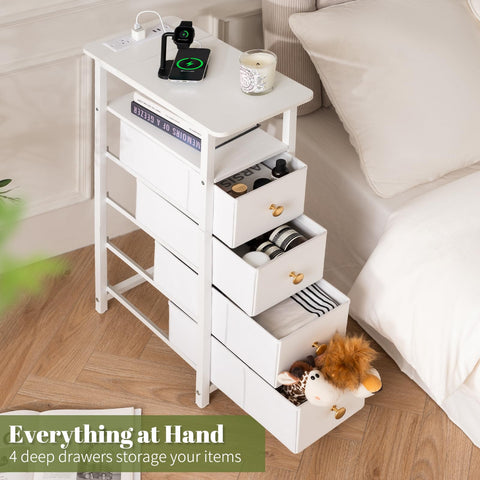 Yoobure anti-tip design ensures stable placement in any room.