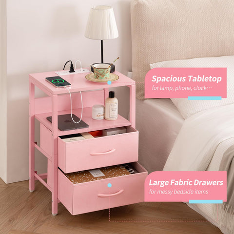 Yoobure nightstand small-space design fits tight bedrooms.
