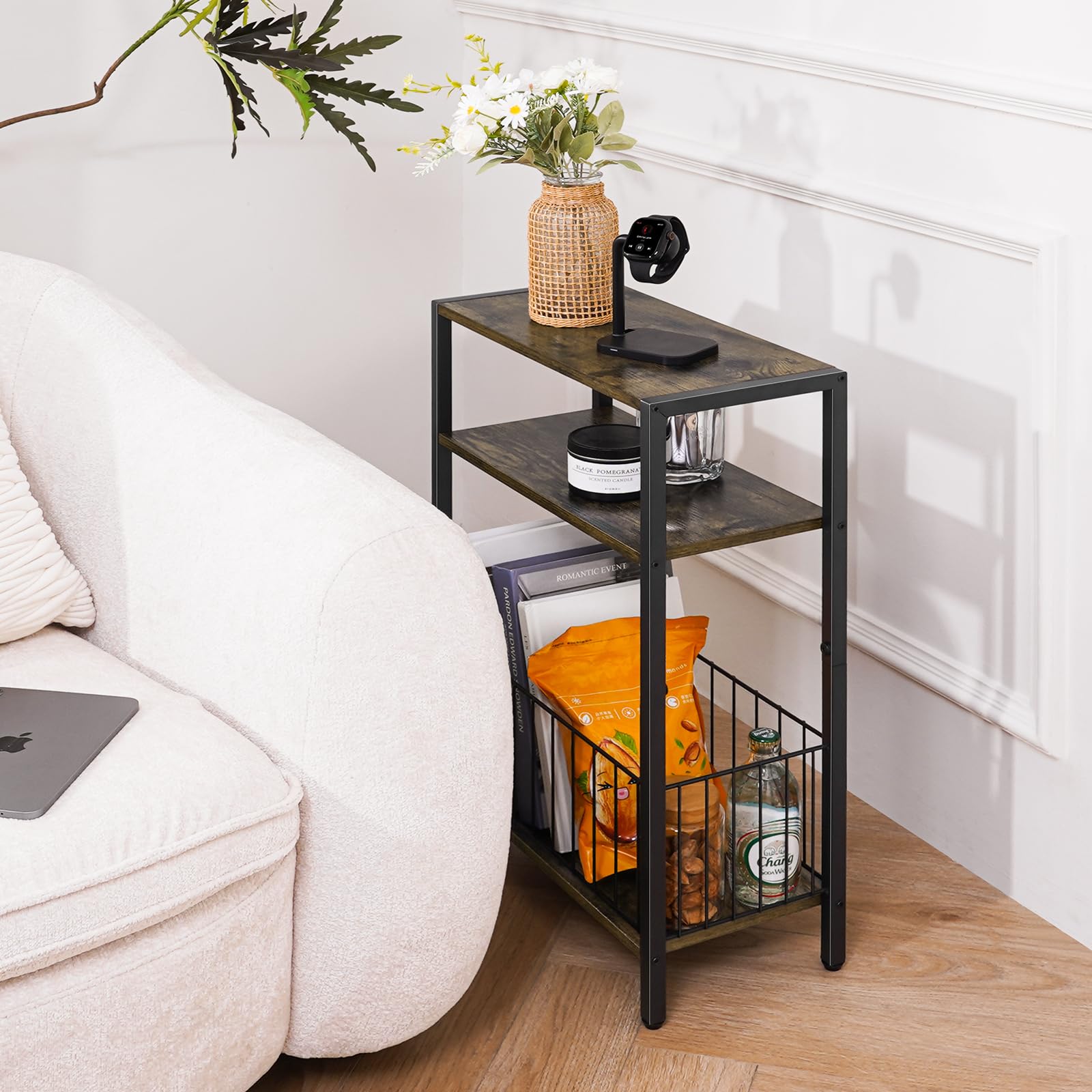 Yoobure space-saving living room table creates a neat, accessible surface