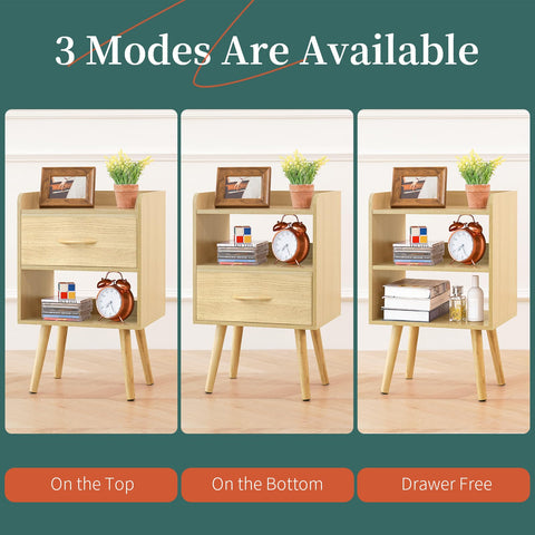 Yoobure sturdy wood legs with non slip feet protect floors
