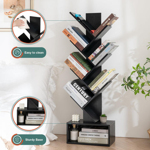 Yoobure Tree Bookshelf in a room setting, blending with décor and furniture.