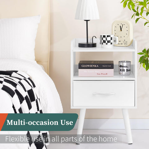 Yoobure versatile nightstand design fits bedrooms and living rooms.