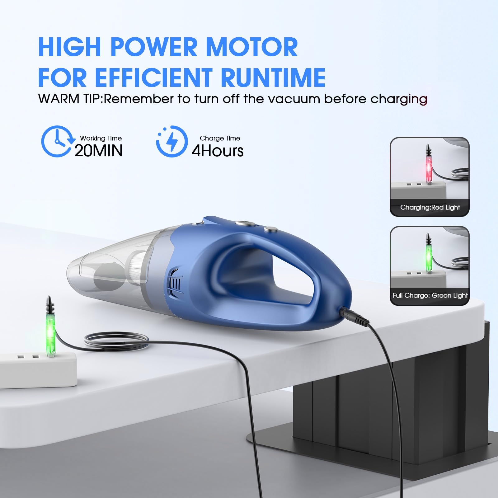 YOOHI lightweight design at 1.6 lbs for easy cleaning.