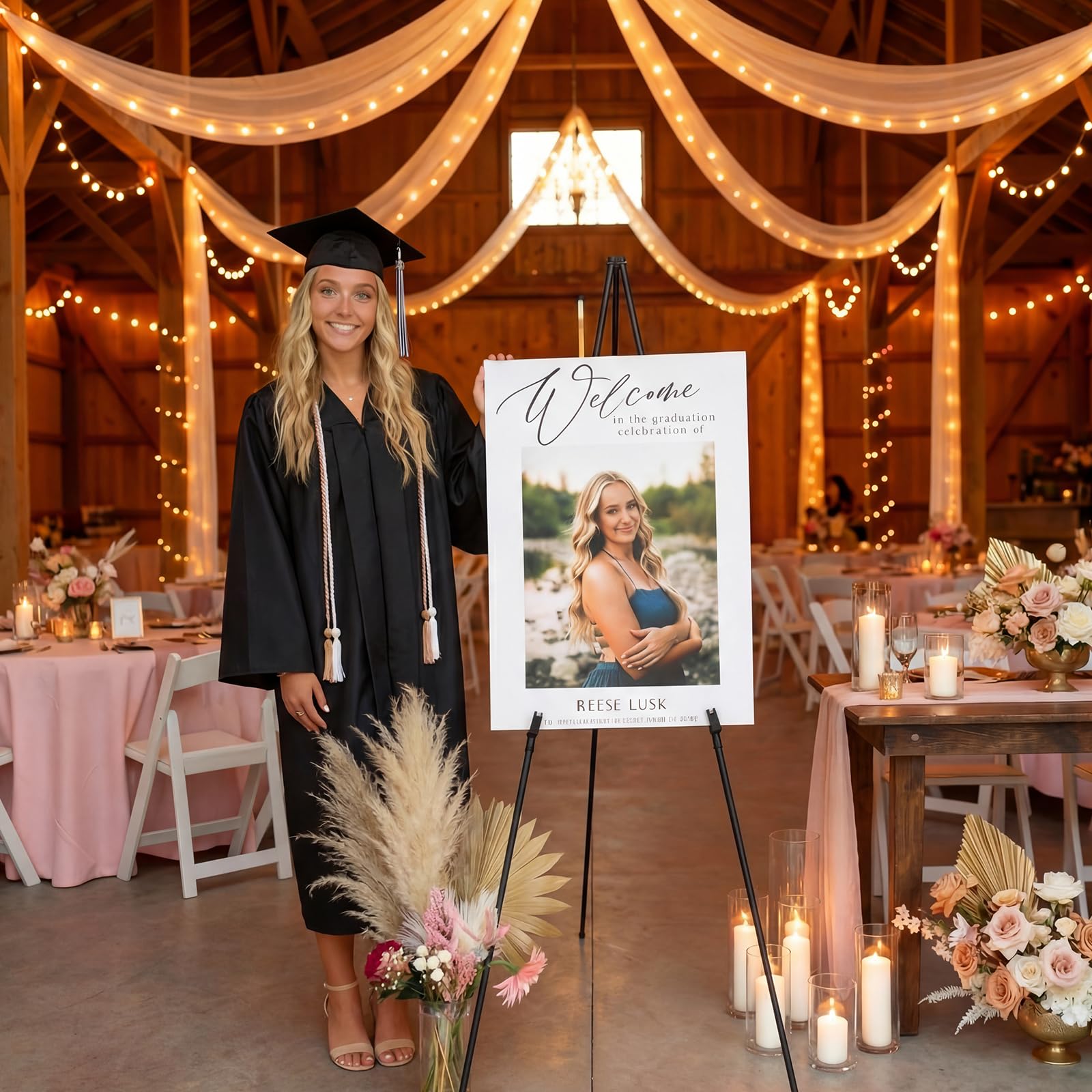 Yookeer easel stand clip system secures photos without damage