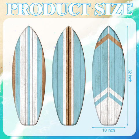 Yookeer folding design surfboard wall decor enables easy storage.