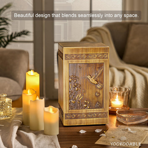 YOOKOOABLE urn TSA-approved for travel and ceremonies