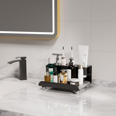 YOOLENS easy-clean bathroom organizer; damp-wipe friendly for quick maintenance.