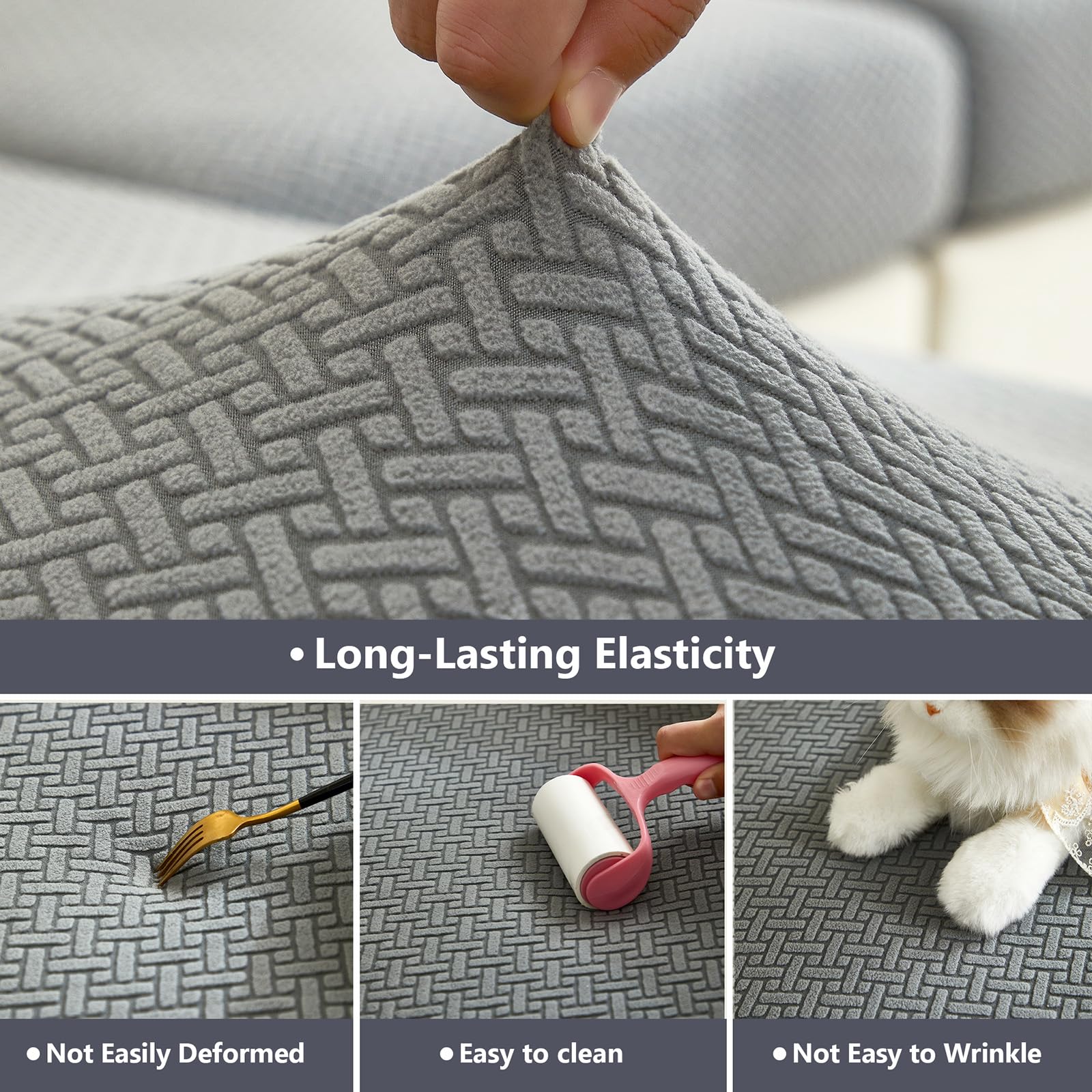 Machine washable Yoovat cushion cover for quick cleaning and freshness.