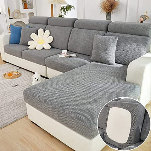 Yoovat cushion cover uses high-stretch fabric for easy fit and durability.