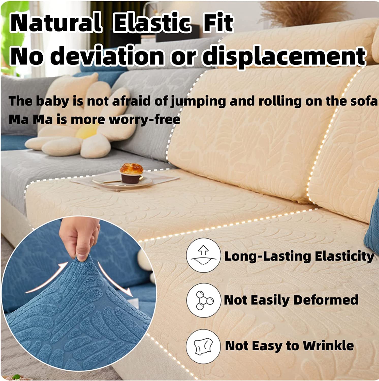 Yoovat durable, wrinkle-resistant cover designed for daily use
