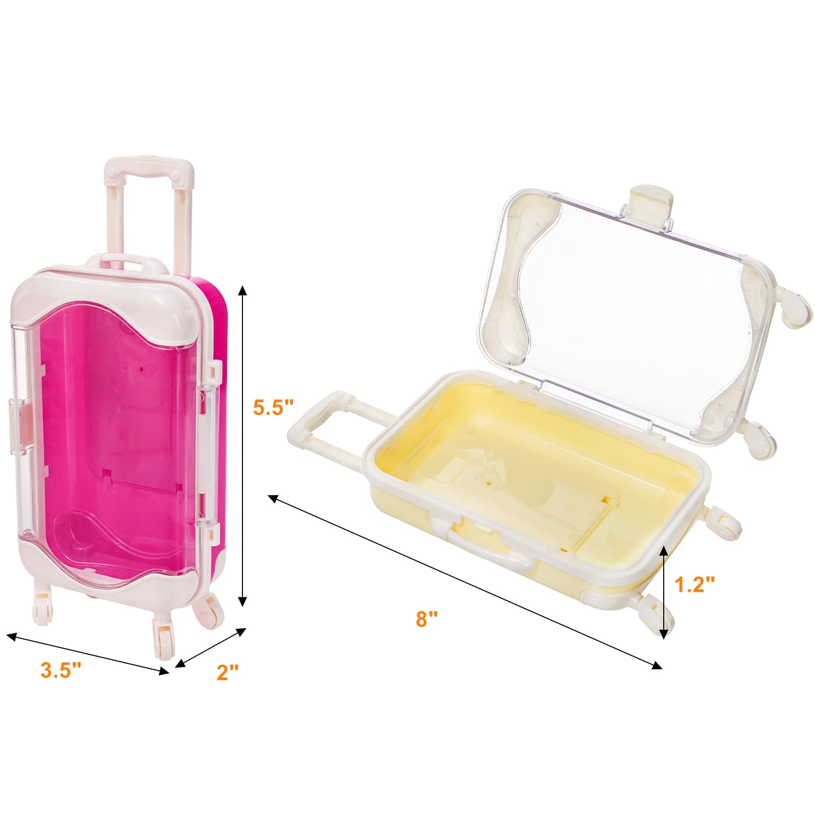 Yopay mini suitcase candy box red ideal for treating guests
