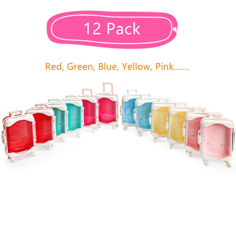Yopay mini suitcase candy box yellow bright display for gifts