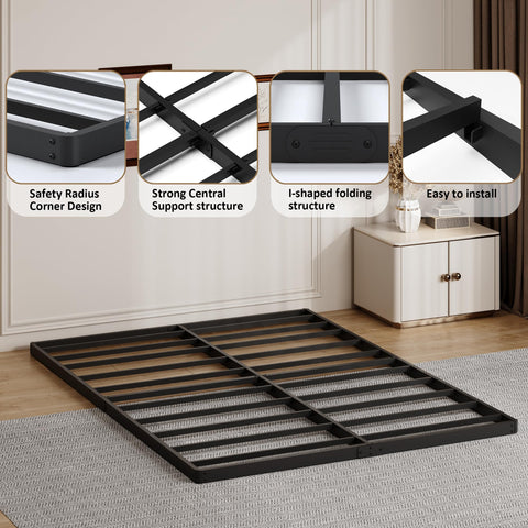 YORMDMO 2 Inch Queen Bunkie Board fabric cover closeup for easy cleaning and clean look