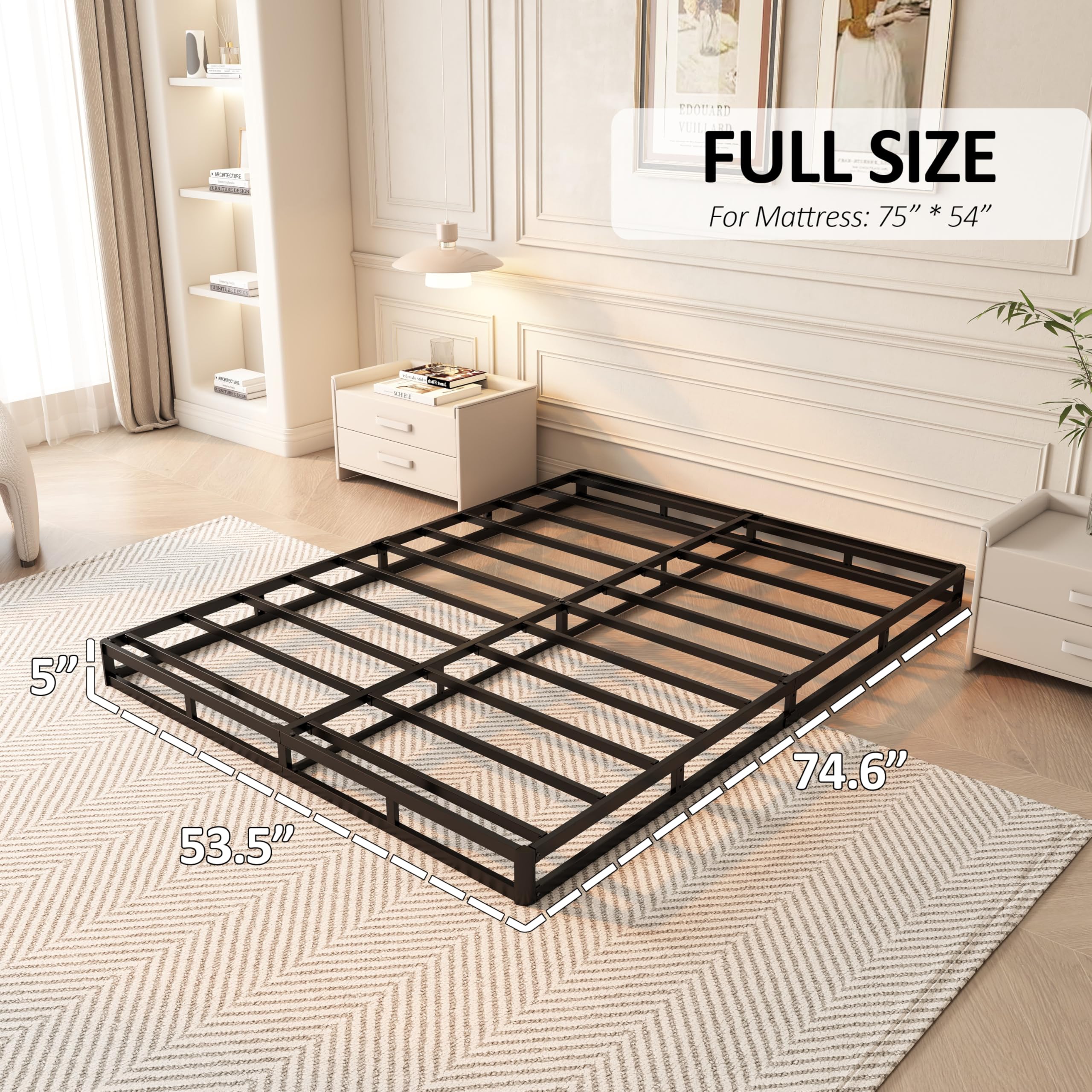 YORMDMO box spring packaging compact and easy to transport into bedrooms.