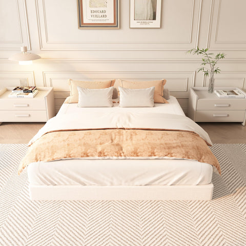 YORMDMO full-size box spring washable cover closeup with easy-clean material and fresh look.