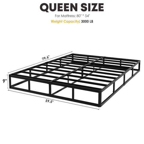 YORMDMO queen box spring cover cleaning with removable fabric for easy maintenance