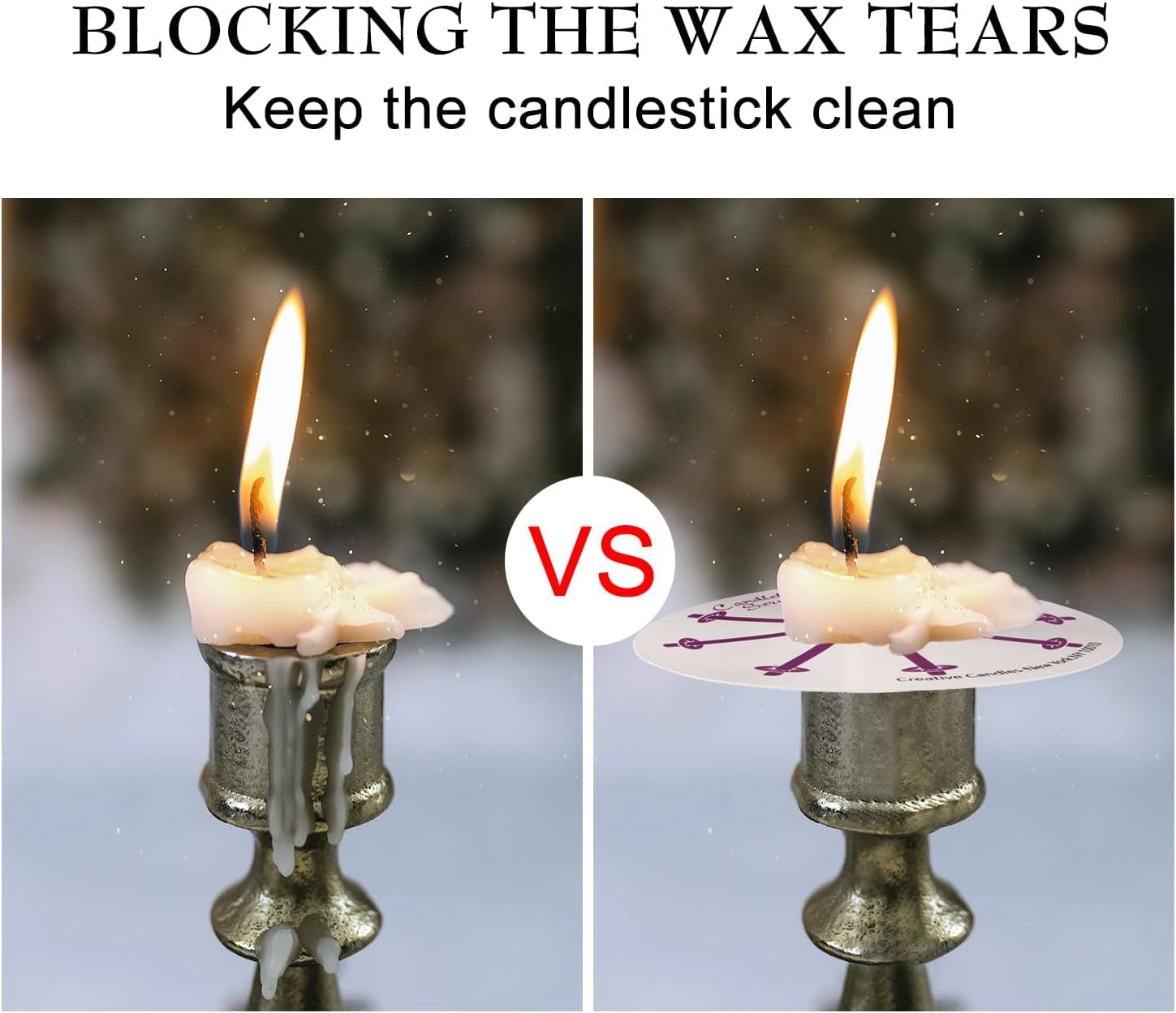 YOROXRG candlelight service setup stays tidy with drip protection during ceremonies.
