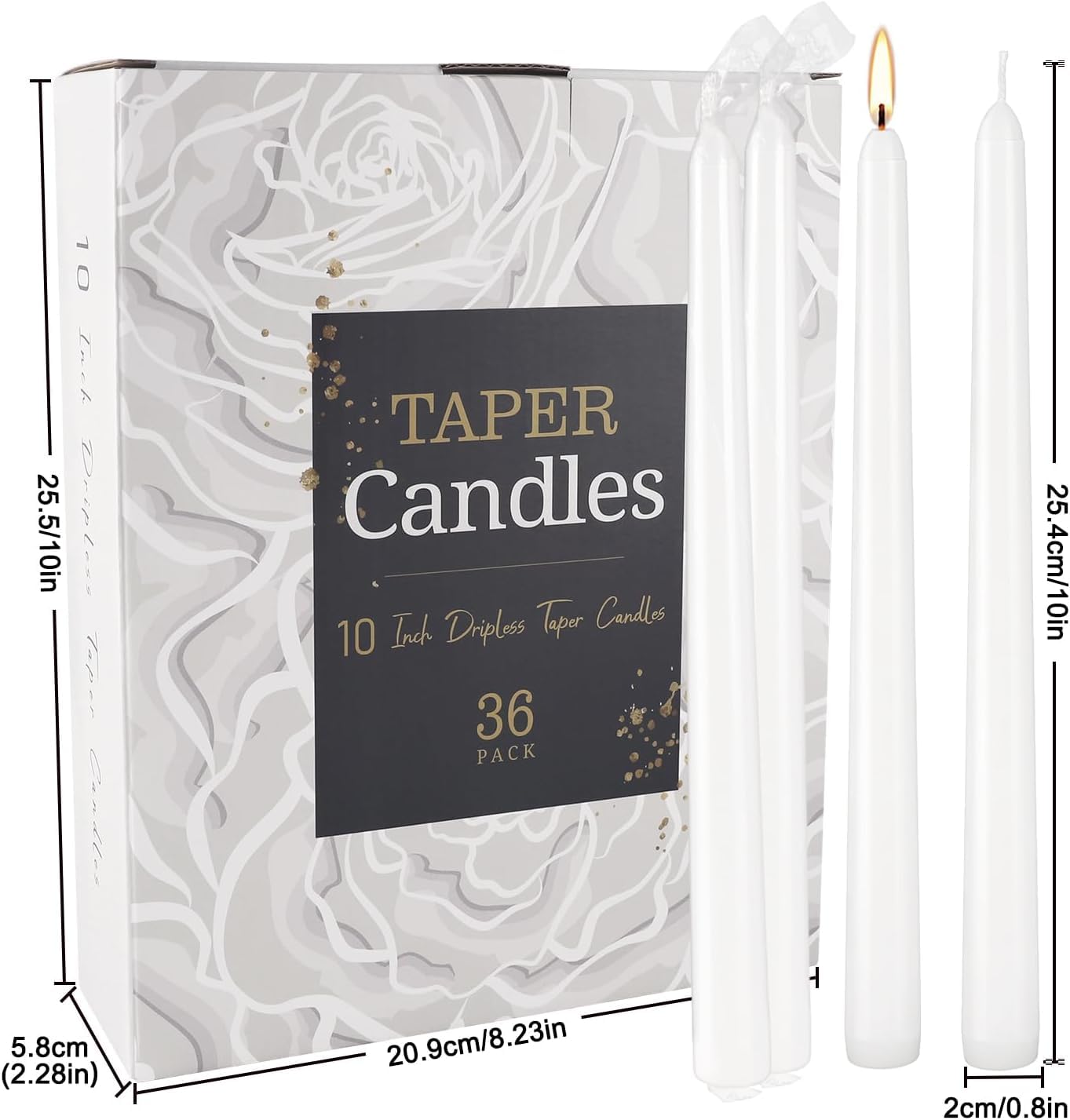 YOROXRG church or ritual candles provide steady flame for rituals.