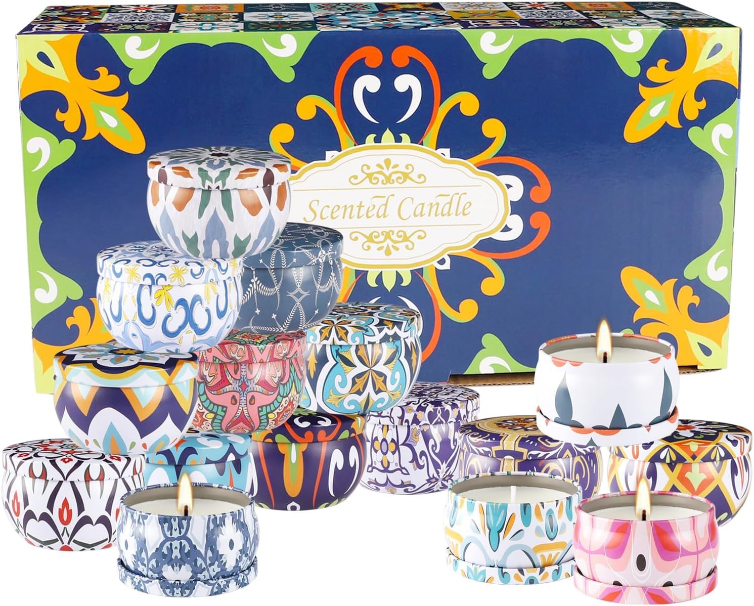 YOROXRG decorative jars can be reused as small organizers after burning