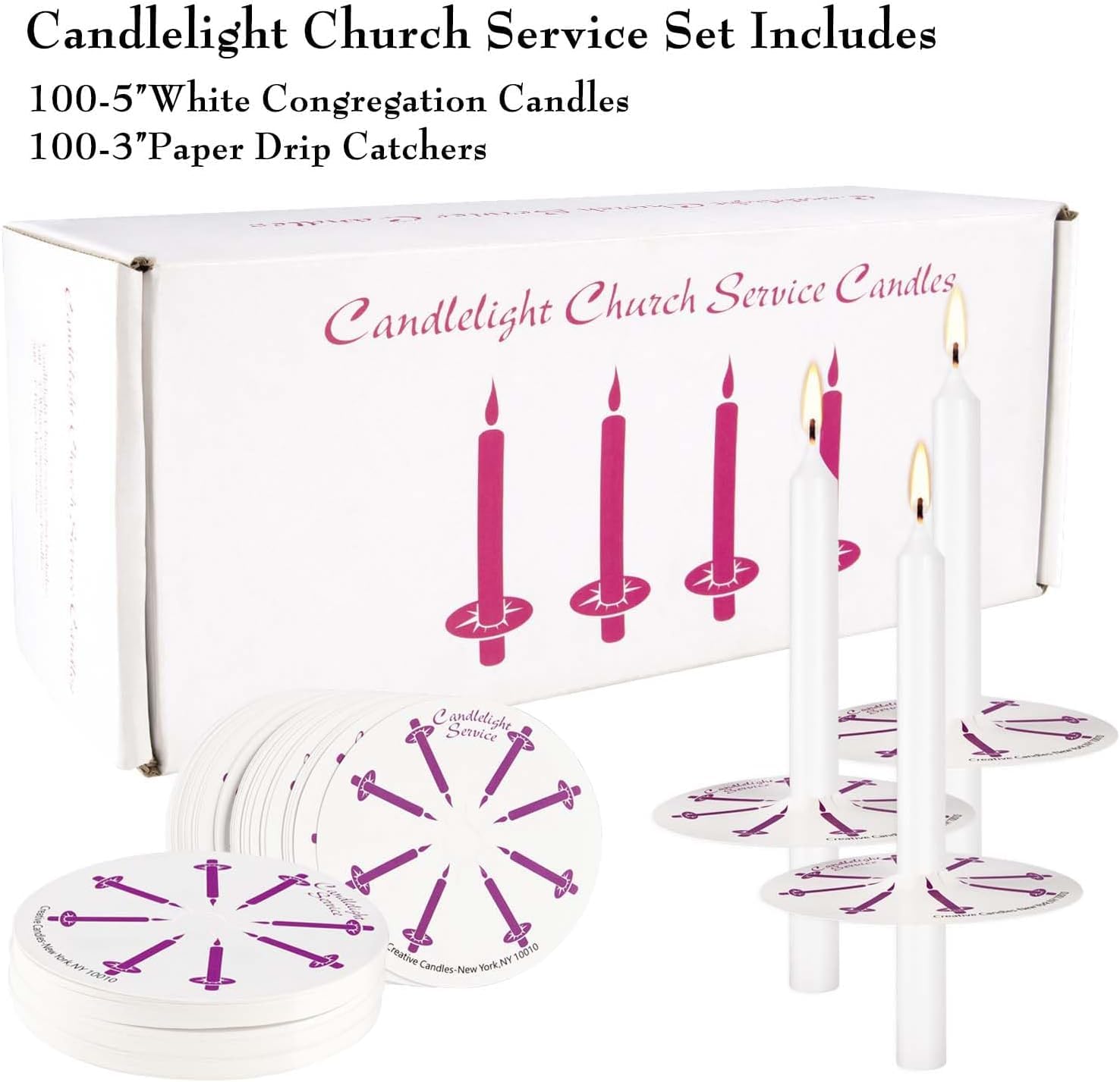 YOROXRG drip protector white-coated guards against wax drips during ceremonies.