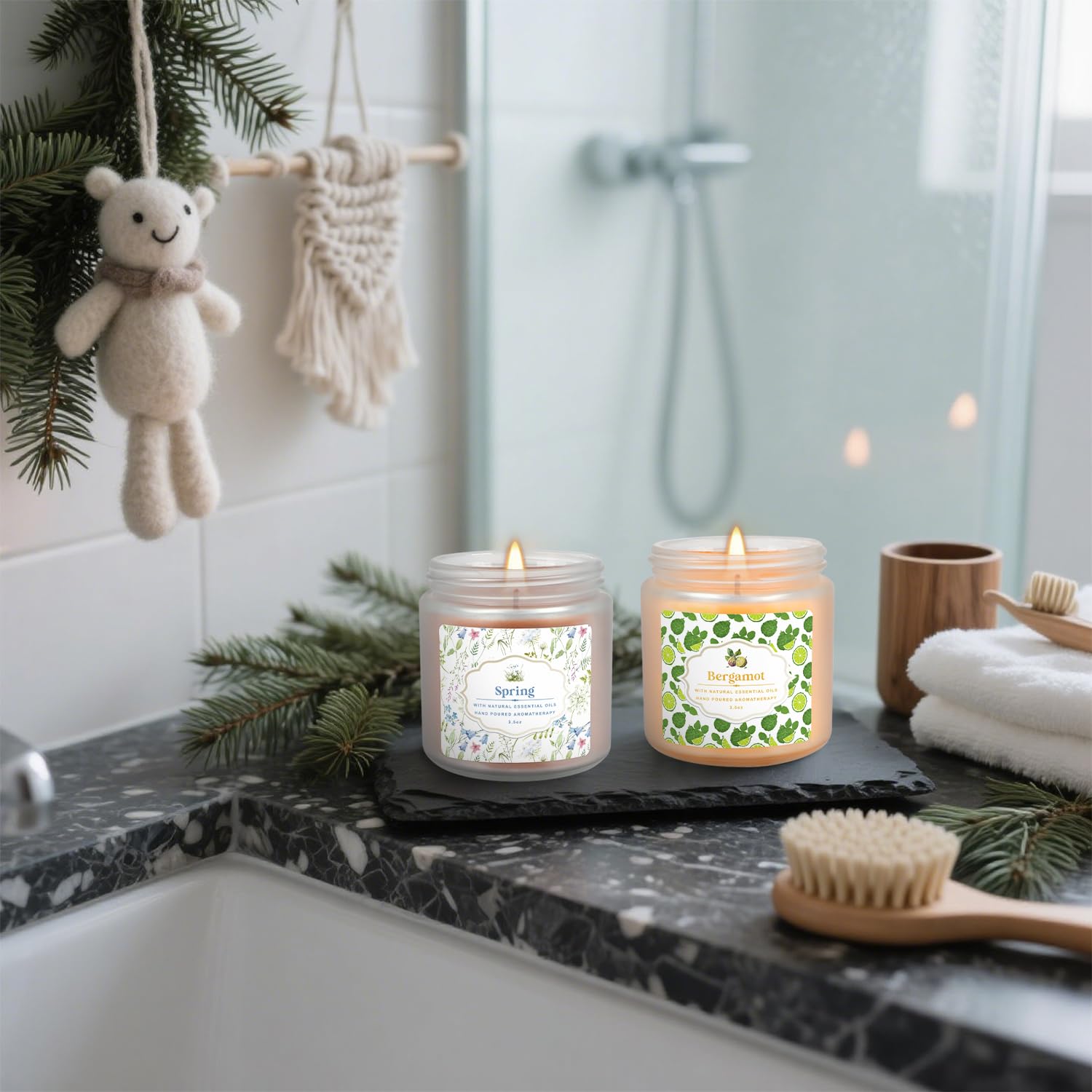 yoroxrg scented candle gardenia floral fragrance for serene evenings