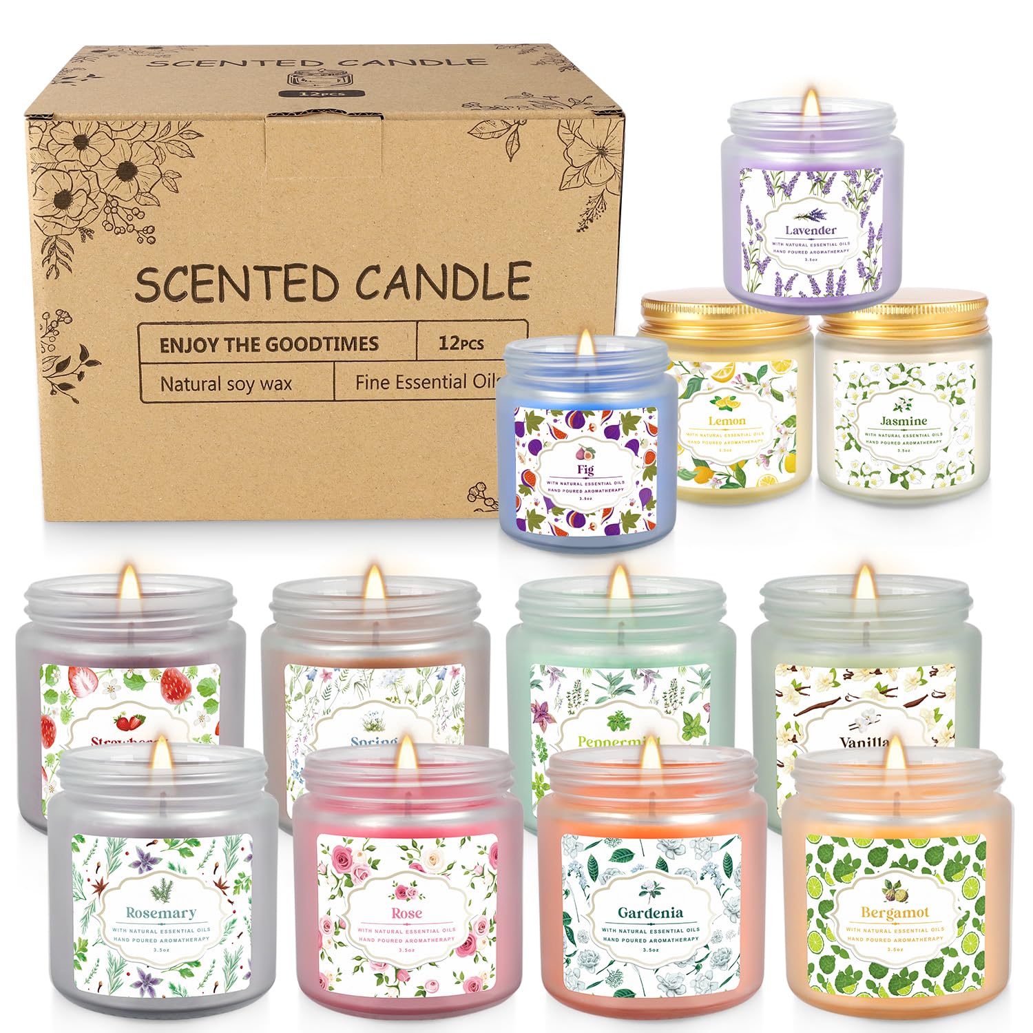 yoroxrg scented candle lavender calm for restful evenings