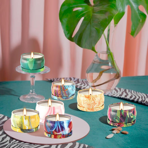 YOROXRG candle variety showcases 24 fragrances for mood changes