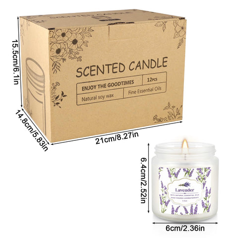 yoroxrg scented candle vanilla warmth cozy glow