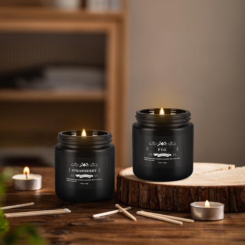 YOROXRG jasmine and mint scented candle in a travel tin for spa-like ambiance.