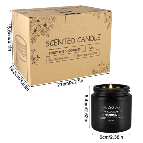 YOROXRG spring breeze scented candle in a travel tin for fresh feel.