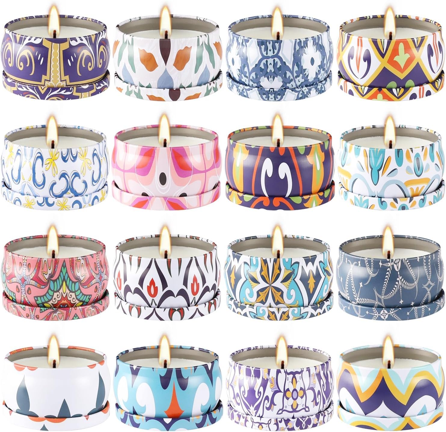 YOROXRG scented soy wax travel tin candle in a 2.5 oz tin for long-lasting aroma