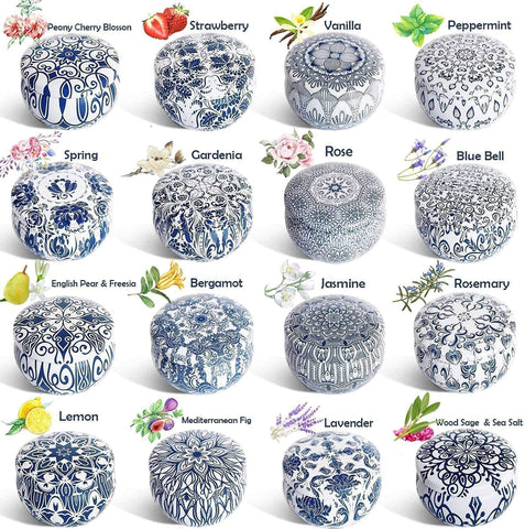 YOROXRG travel tin candles collection, compact for home or travel ambiance.