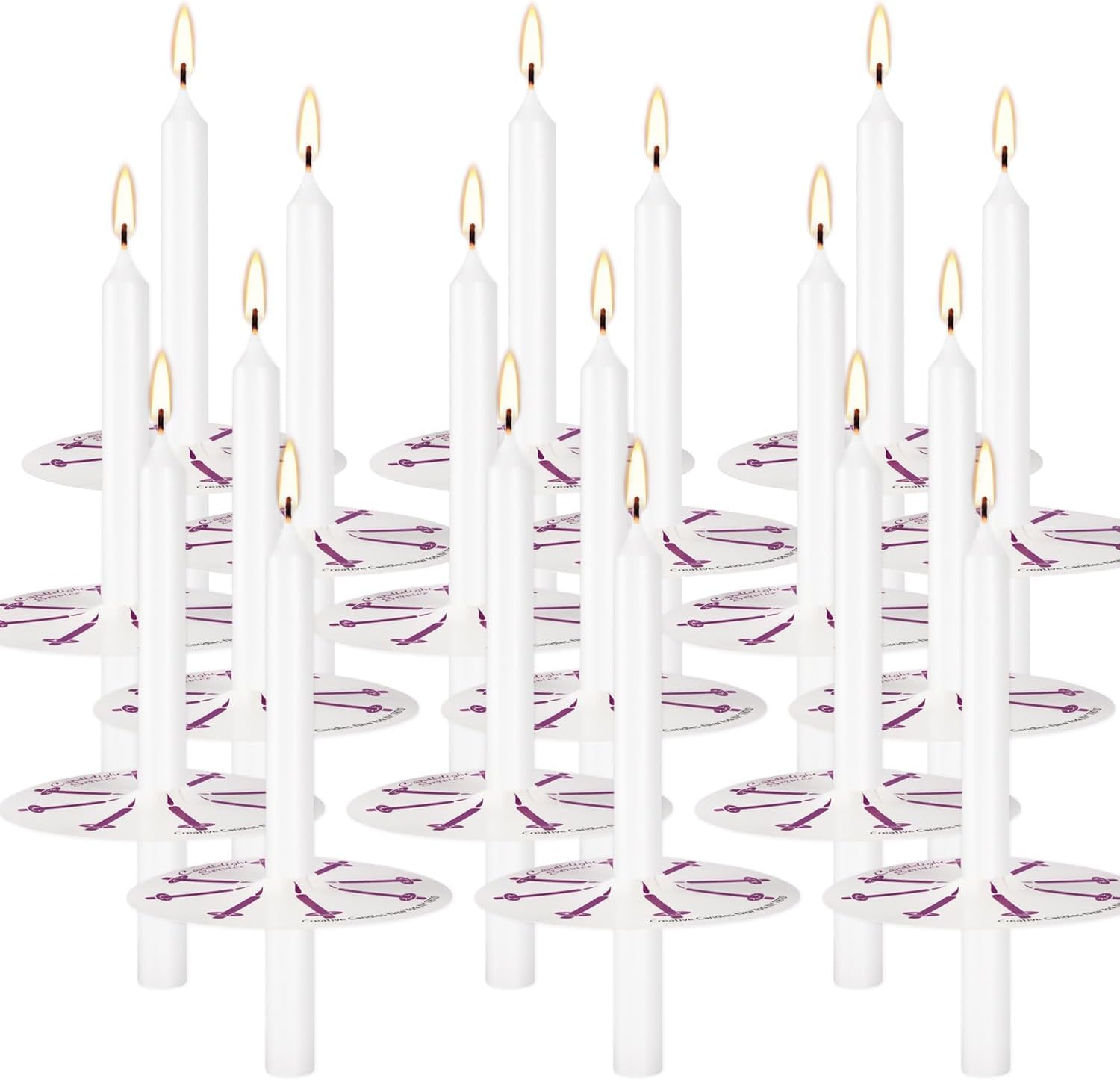 YOROXRG unscented 5-inch church candle ideal for solemn worship.
