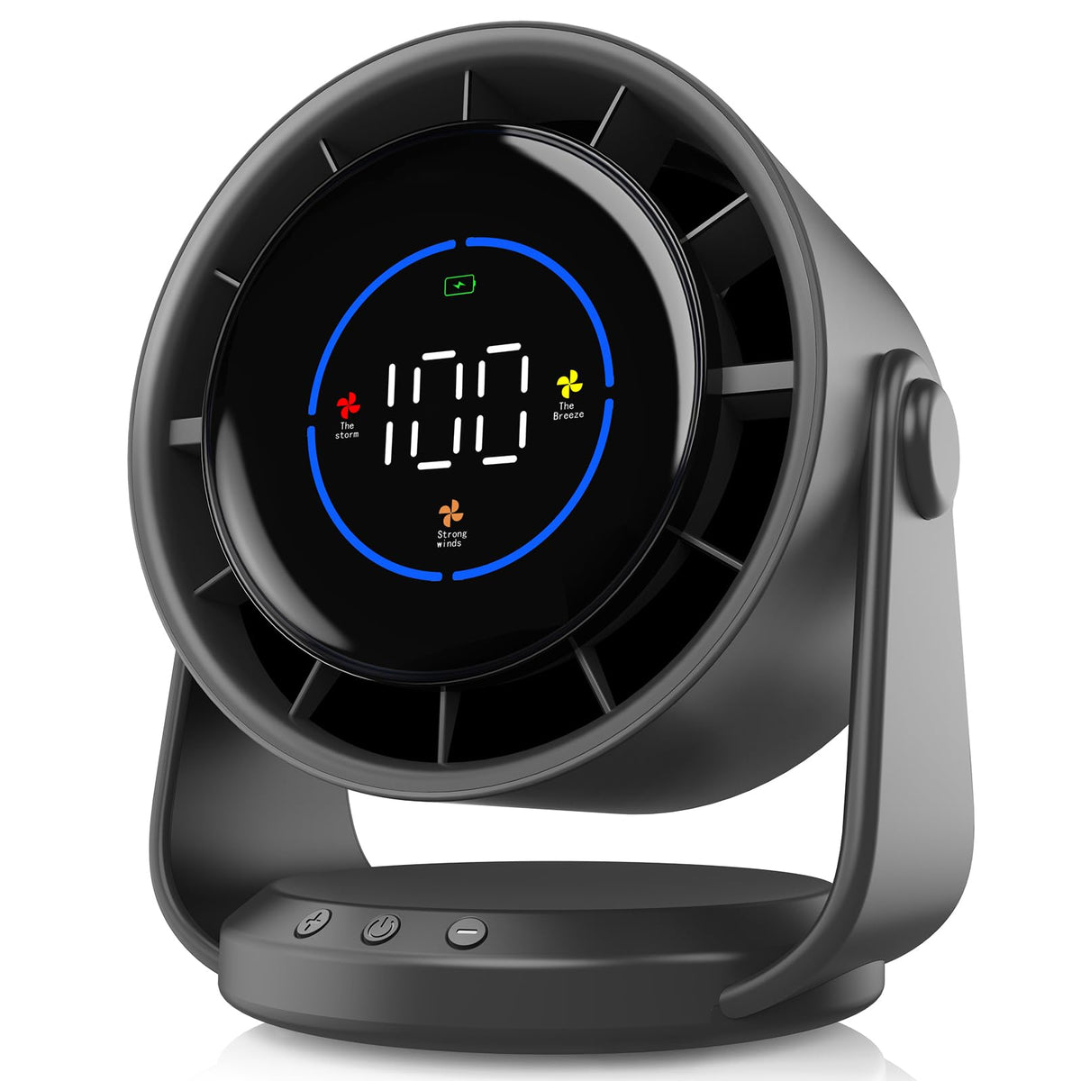 YOSHENMO desk fan quiet-operation enables focus and restful sleep
