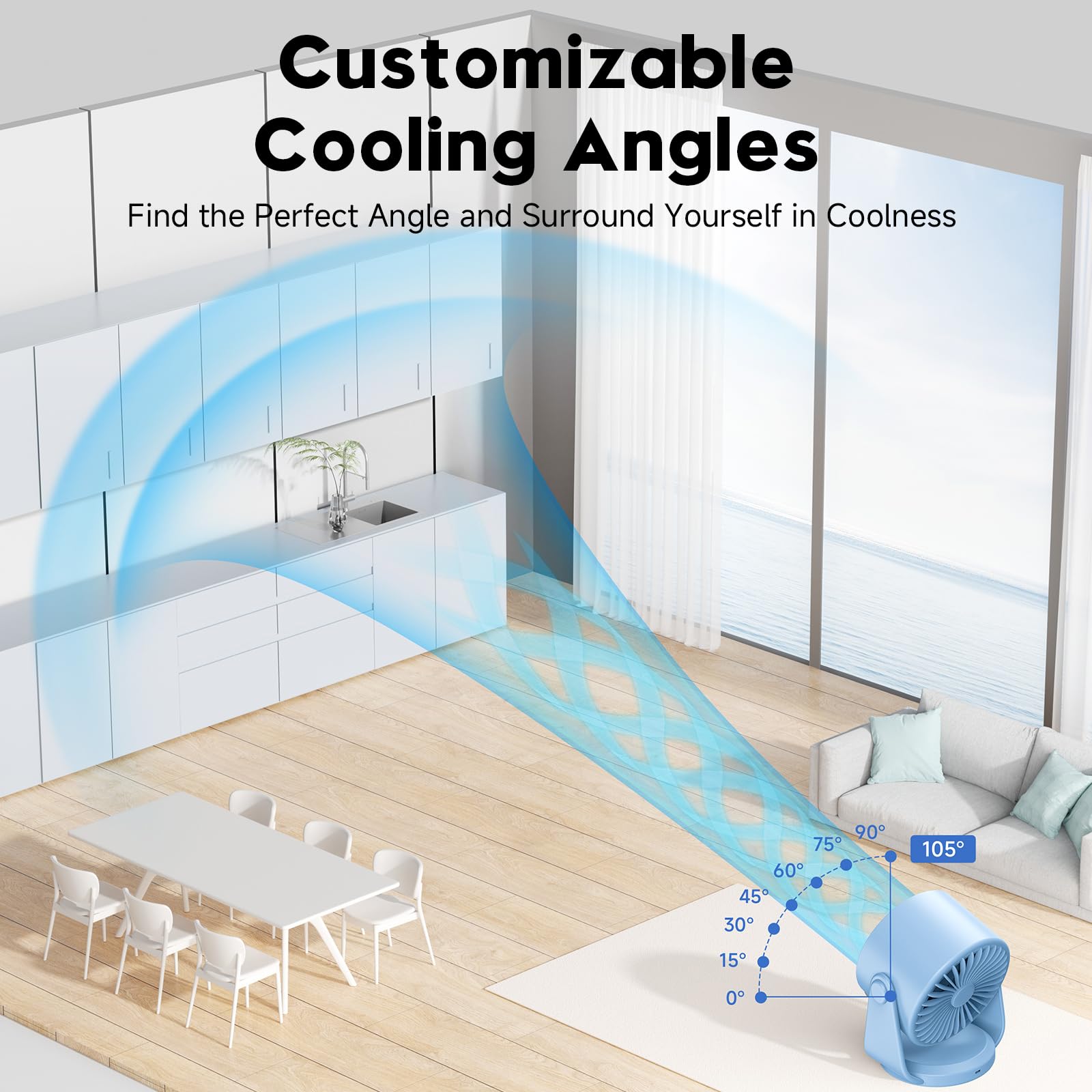 YOSHENMO wall mount design for flexible placement