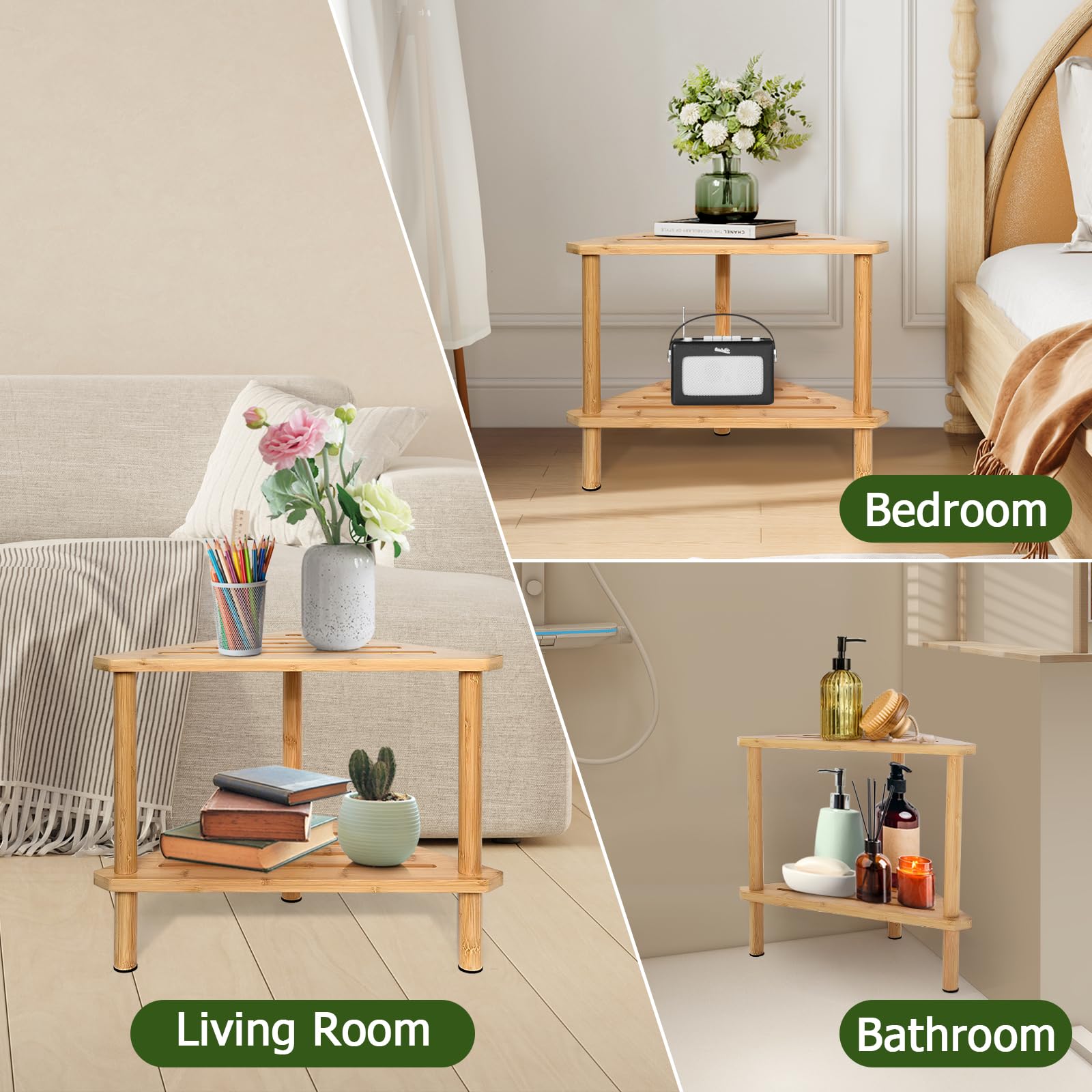 Yoshiky waterproof coating protects bamboo in humid bathrooms.