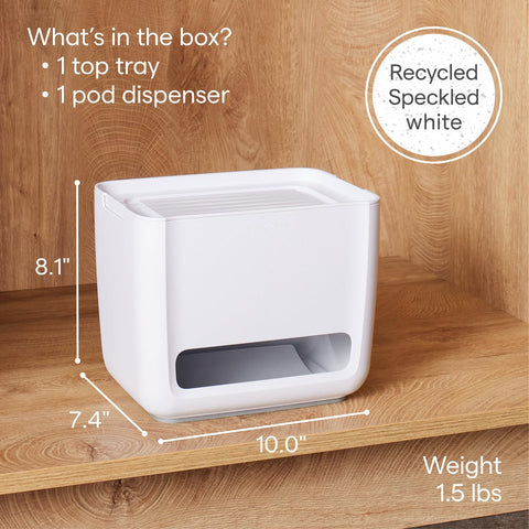 YouCopia SinkSuite Removable Top Tray provides quick reload and extra storage space.