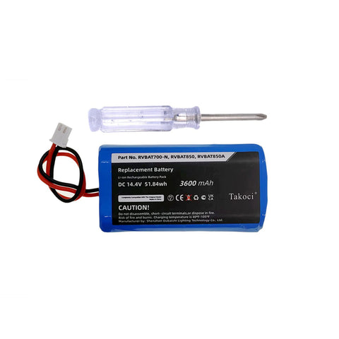 Youejoeq Shark RVBAT850 replacement battery 3600mAh for extended runtime and suction.