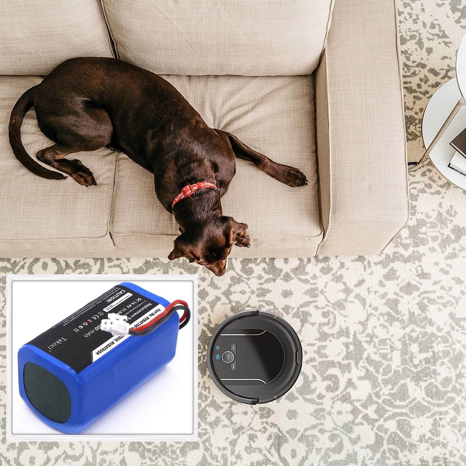 Youejoeq RV battery in use powering daily cleaning with reliable performance.