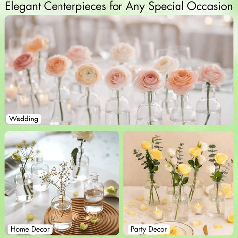 YOUEON glass vase as diffuser bottle alternative for essential oils
