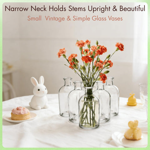 YOUEON bud vases suitable for DIY arrangements and crafts